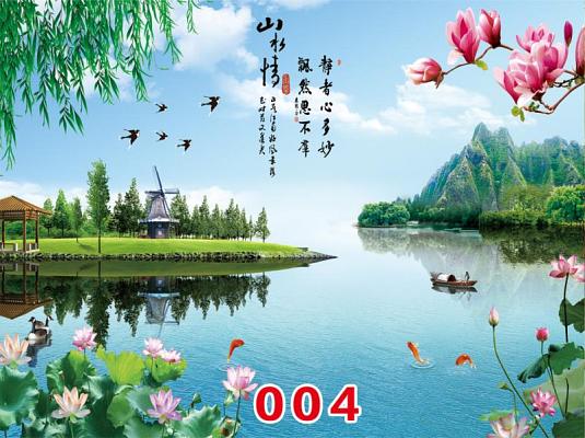 淄博佰川壁画_山水风景