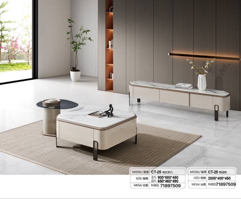嘉艺家具君民客厅_2024年3月整装茶几电视柜
