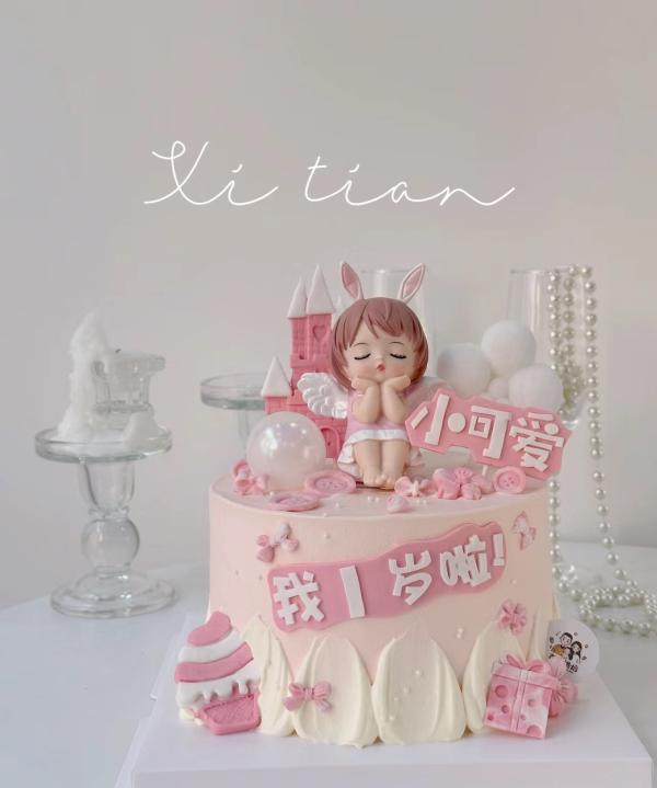 简记烘焙~生日蛋糕_女宝宝