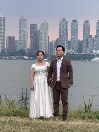 婚纱_##5#江边