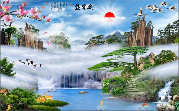 淄博林祥壁画_客松系列