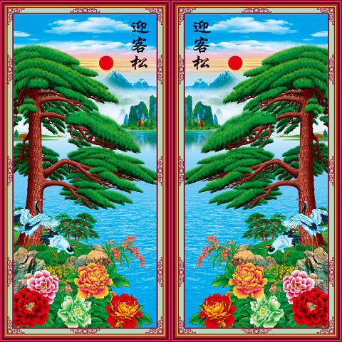 淄博林祥壁画_对画系列