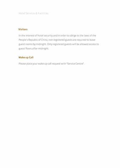 Mars_GUEST SERVICE DIRECTORY