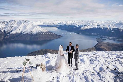 南岛目的地婚礼-Glacier Wedding_新西兰目的地婚礼