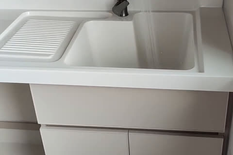 案例视频_阳台柜洗手台案例图