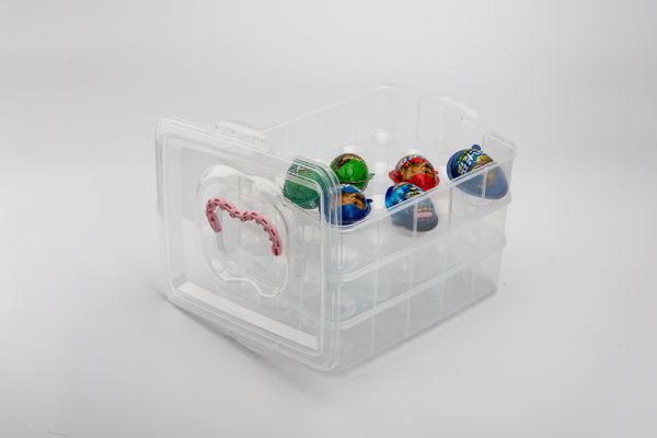 飘兰塑料制品展示图_方形三层式鸡蛋盒
