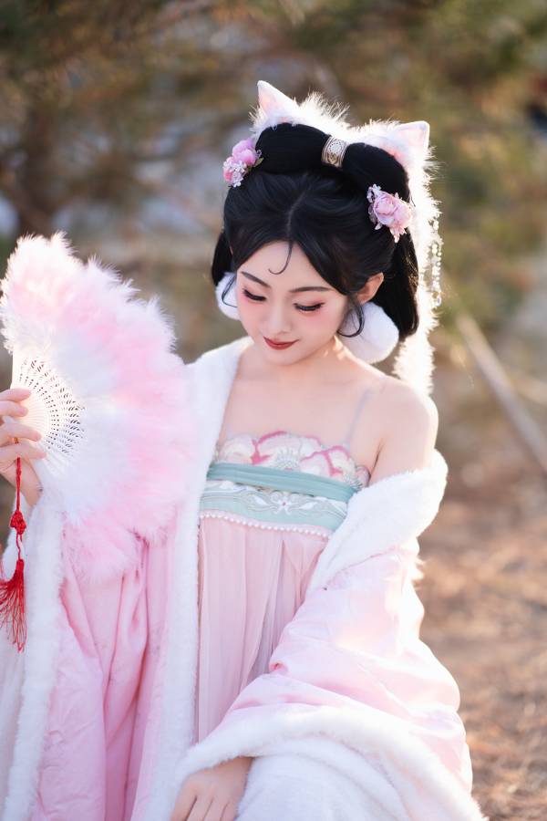 华裳宫汉服摄影_冬季汉服