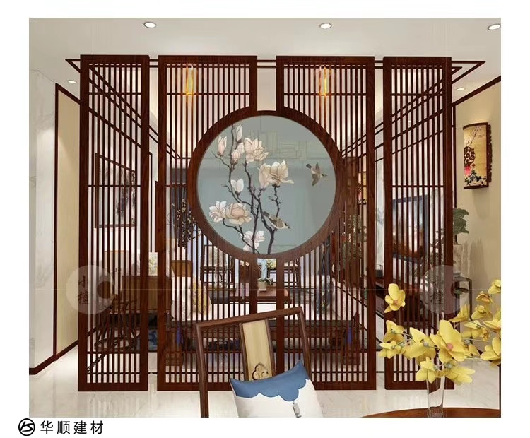 华顺全屋装饰_屏风现场图片