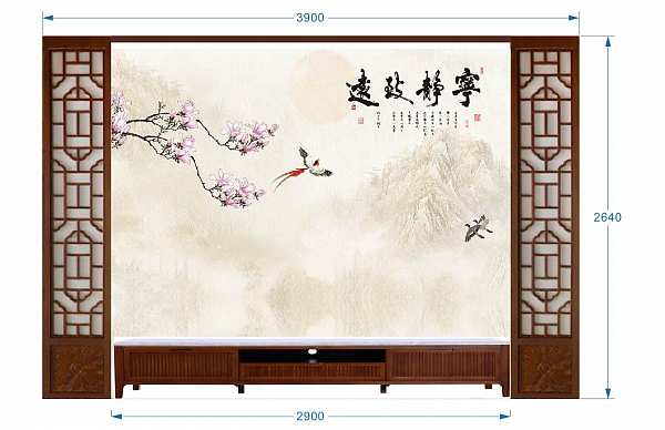 华顺全屋装饰_背景墙设计图