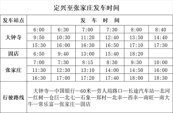 京通客运_张家庄（固店）