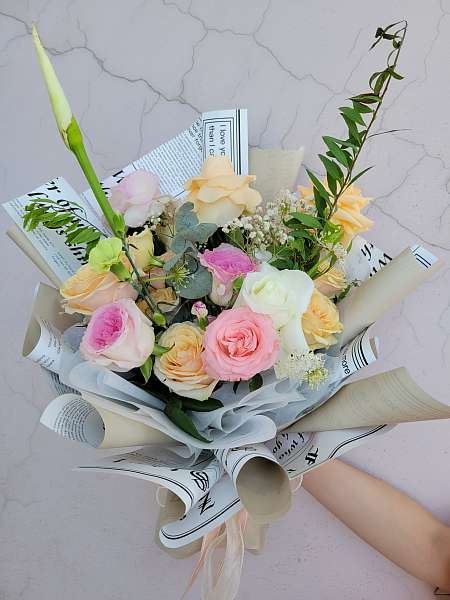 未名花屋图册_自由粉白色系