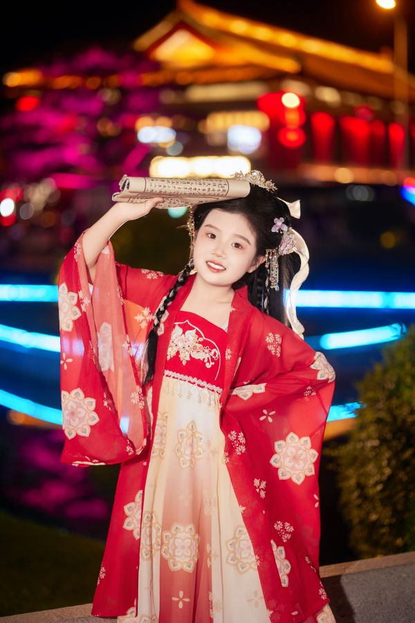 西安七月汉服妆造摄影_少儿儿童