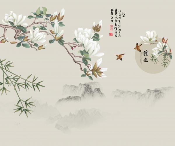 新中式卷帘图册_5花鸟系列