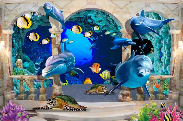 雅停车位定制_3D海底图