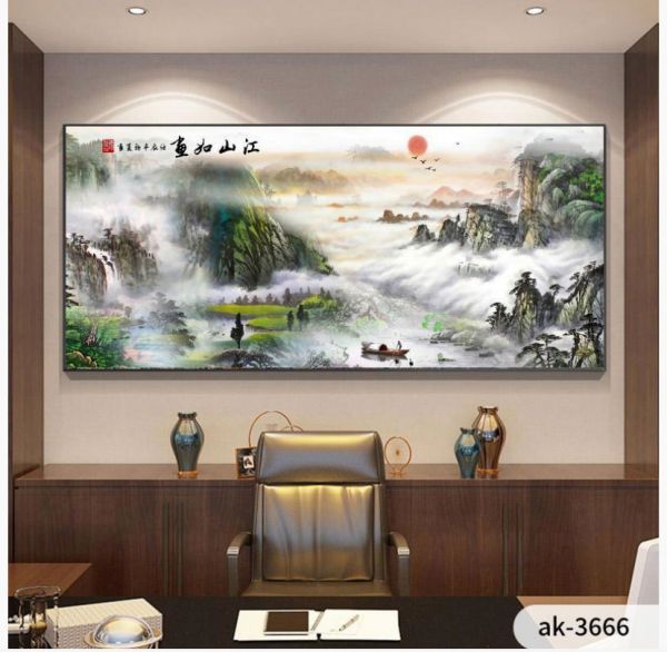 装饰画_9国画山水