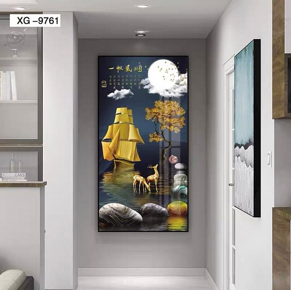 装饰图库_新中式玄关画