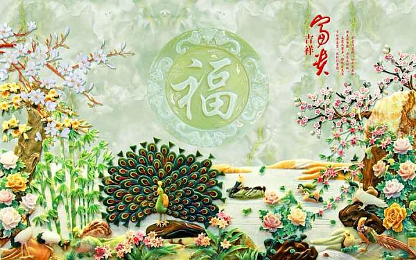 壁画图册_玉雕